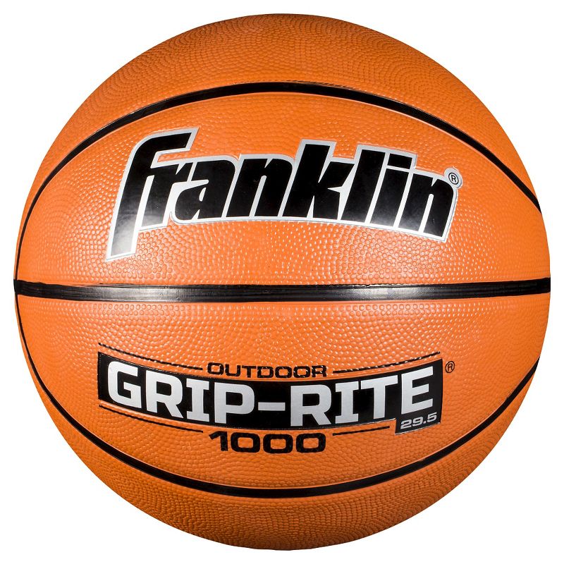 Franklin Sports Grip Rite 1000 29.5&#34; Official Basketball - Orange, 2 of 3