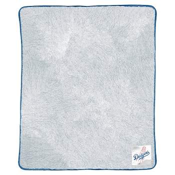 MLB Los Angeles Dodgers Two-Tone Faux Shearling Throw Blanket