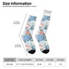 Flower Rose Butterfly Bird Women Printed Crew Socks Funny Funky Socks Soft Polyester Novelty Gifts for Artists Men - 2 of 4