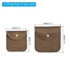 Unique Bargains Velvet Portable Rings Necklace Snap Button Storage Jewelry Pouch 10 Pcs - 2 of 4
