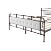 Metal Queen Size Bed Frame With Upholstered Headboard And Footboard, Heavy Duty Metal Slats Supports, No Noise, No Box Spring Needed, Easy Assembly - 4 of 4