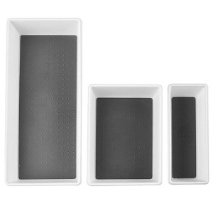 The Lakeside Collection 3-Pc. Drawer Bins with Anti-Skid Bases - 1 of 3