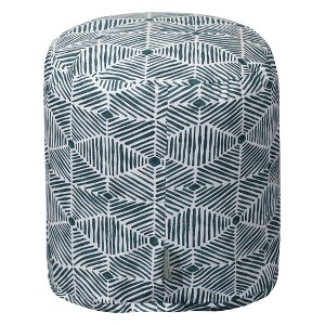 Majestic Home Goods,Pouf Charlie Beige - 1 of 4