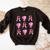 Simply Sage Market Women's Graphic Sweatshirt Coquette Breast Cancer Collage - 3 of 4