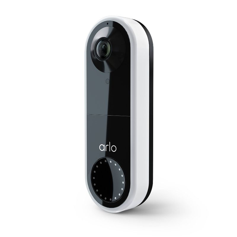 Arlo Essential 1080p Wired Video Doorbell - White, 1 of 13