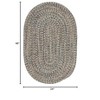 Colonial Mills Carrington Tweed - Navy & Tan 2x4 - 3 of 3