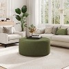 Christopher Knight Home Olias Modern Round Versatile Ottoman - 2 of 4