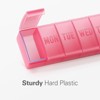 Barhon Pill Organizer Large, Weekly Medicine Pill Organizers, 7 Day Pills Box Case Travel for Big Vitamin Supplements Fish Oil - 4 of 4