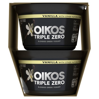 Oikos Triple Zero Vanilla Greek Yogurt - 4ct/5.3oz Cups_1