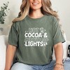 Simply Sage Market Hot Cocoa and Christmas Lights Garment Dyed Tee - 2 of 4