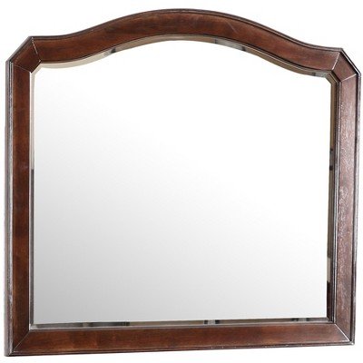 Triton 42" x 36" Arch Wood Framed Dresser Mirror