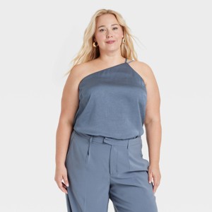 Women's One Shoulder Tank Top - A New Day™ - 1 of 3
