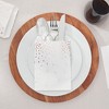 Juvale 100 Pack White Paper Treat Bags, Party Favor Bags for Birthday & Wedding Cookie, Goodie & Gifts, Rose Gold Foil Dots 5 X 7.5 in - 2 of 4