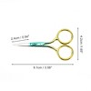 Unique Bargains Women Sharped Edged Scissors Facial Hair Scissors 1 Pc - 2 of 3