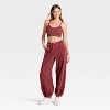 Women's Barrel Leg Fleece Jogger Sweatpants - JoyLab™ - 3 of 3