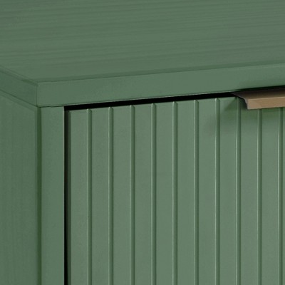 Granville Sage Green 55'' Modern Ribbed 3-Drawer Sideboard