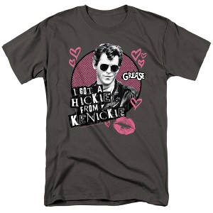 Grease Kenickie Adult T-Shirt Charcoal - 1 of 4
