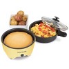 Nostalgia MSK5YW MyMini Personal Electric Skillet, Yellow - 2 of 4