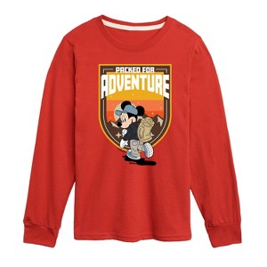 Boys' - Disney - Packed For Adventure Long Sleeve Graphic T-Shirt - 1 of 4
