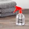 Juvale 6 Pack Empty Plastic Spray Bottles 16 oz - All-Purpose Red Squirt Bottle for Cleaning Solutions with Adjustable Nozzle - 2 of 4