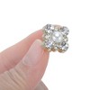 Unique Bargains One Faux Pearl Rhinestone Candied Haws Shape Shoelace Charms 1 Pair - 3 of 4