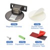 Unique Bargains Zinc Alloy Magnetic Door Stop with Self Adhesive and Screw Mount - 3 of 4
