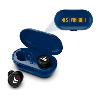 NCAA West Virginia Mountaineers True Wireless Bluetooth Earbuds