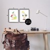 Stupell Industries Sea Bird Tourists Black Framed Giclee Art (Set of 2) - 3 of 4