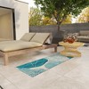 Unique Loom  Outdoor Modern Seaglass Area Rug - 2 of 4