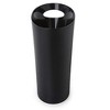 Umbra Skinny Sleek & Stylish Bathroom Trash, Small Garbage Can Wastebasket, 2 Gallon Capacity, Black - image 3 of 4