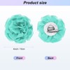 Unique Bargains Handmade Dainty Satin Fabric Big Peony Rose Flower Brooches Hair Clips 1 Pc - 3 of 4