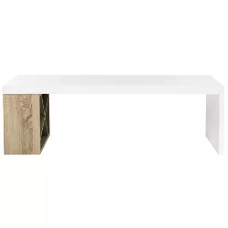 Carlton Modern Storage Coffee Table - White - Safavieh