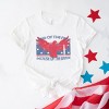 Simply Sage Market Land Of The Free Eagle Short Sleeve Tee - XS - White - 3 of 4