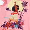 Disney Princess Belle Moana Rapunzel Toddler Girl Cute Outfit T-Shirt and Striped Leggings Clothing Sets - 4 of 4