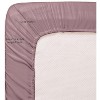 Home Mart Goods Rose Luxury Extra Soft Deep Pocket Fresh Breathable Sheet Set - 3 of 3