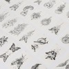 Unique Bargains Adult Realistic Dark Series Fake Tattoos Black 1 Set - 3 of 4