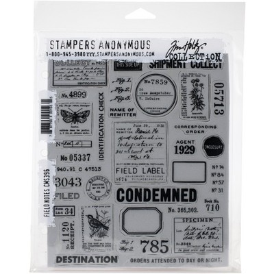 Tim Holtz Cling Stamps 7"X8.5"