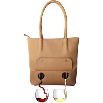 MERSI Demi Bucket Bag With 2 Adjustable Straps & Coin Purse Bag - Rosewood