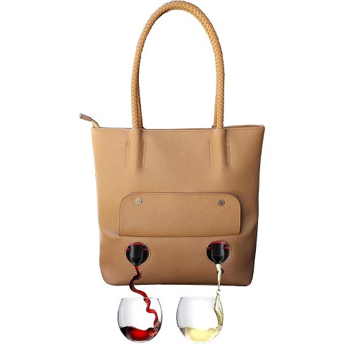 Faux leather 2025 tote target