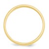 Black Bow Jewelry 2mm to 6mm 14K Yellow Gold Half Round Standard Fit Band - 2 of 4
