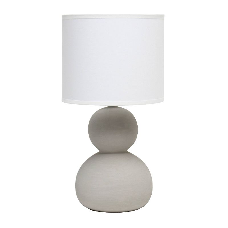 Stone Age Table Lamp Taupe - Simple Designs, 1 of 12