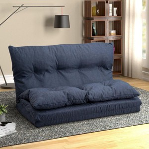 Streamdale Floor Couch and Sofa Fabric Folding Chaise Lounge - 1 of 4