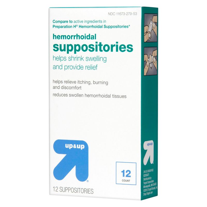 Hemorrhoidal Suppositories - 12ct - up &#38; up&#8482;, 4 of 10