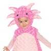 Pink Axolotl Plush Baby Costume With Hood - 2 of 4
