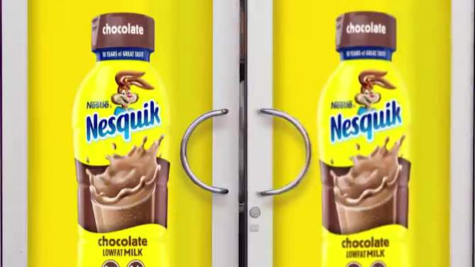 Nesquik Low Fat Chocolate Milk - 14 fl oz, 2 of 11, play video