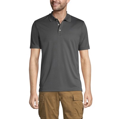 Lands' End Men's Short Sleeve Solid Active Polo Shirt - Large ...