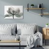 Stupell Industries White Magnolia Flower Green Silhouette Canvas Art - 3 of 4