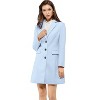 INSPIRE CHIC Women's Notched Lapel Single Breasted Outwear Fall coat - 3 of 4