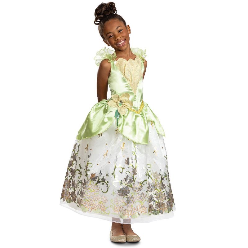 The Princess and the Frog Disney Tiana Deluxe Girls' Costume, 1 of 2