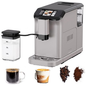 TROPOW Espresso Machine for Home Barista ,  New Silver-Grey - 1 of 4